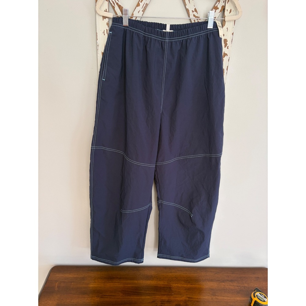 OFFLINE By Aerie Nice Moves Barrel Pant Size Medium New Blue